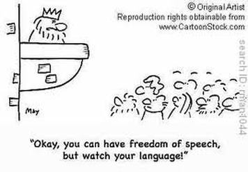 speech unprotected protected types freedom cartoon journal rights censored constitutes amendment ict law ing slapp
